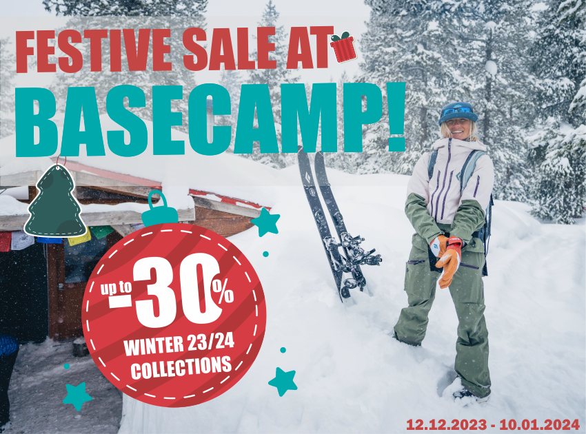 FESTIVE SALE IS NOW ON AT BASECAMP SHOP!
